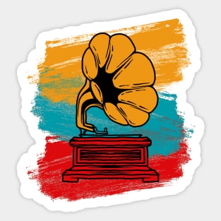 Gramophone Sticker